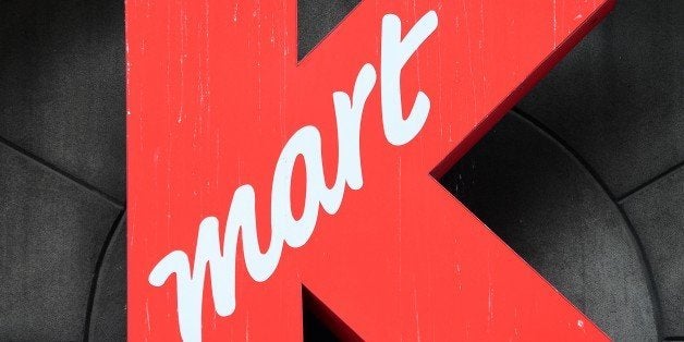 A logo of US retailer K-Mart is seen in New York, June 18, 2013. AFP PHOTO/Emmanuel Dunand (Photo credit should read EMMANUEL DUNAND/AFP/Getty Images)