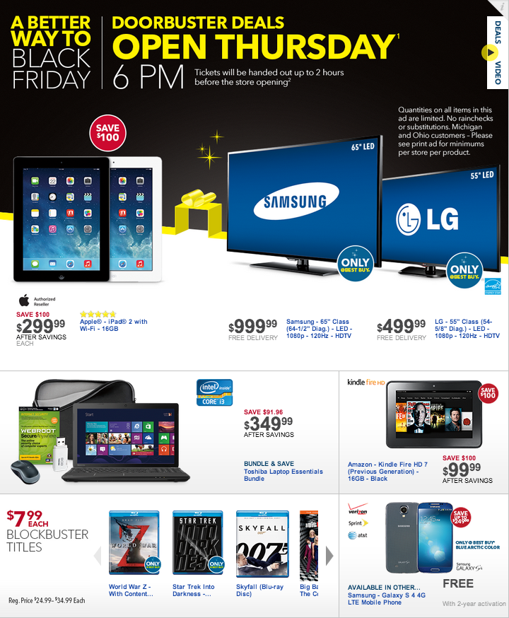 Best Buy Black Friday Deals 2013 HuffPost Impact