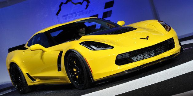 The Chevrolet Corvette Z06 is presented during a press preview at the North American International Auto Show January 13, 2014 in Detroit, Michigan. AFP PHOTO/Stan HONDA (Photo credit should read STAN HONDA/AFP/Getty Images)