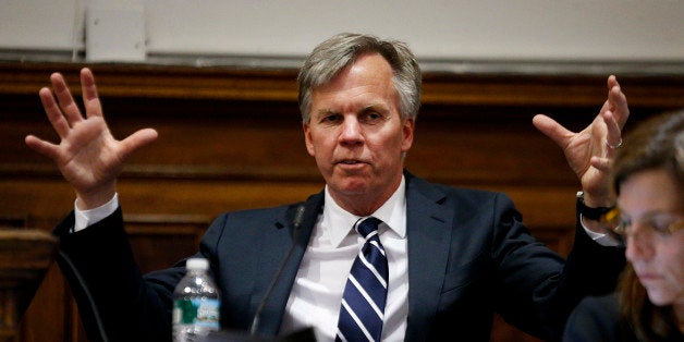 Ron Johnson, chief executive officer of J.C. Penney Co., testifies at State Supreme court in New York, U.S., on Friday, March
