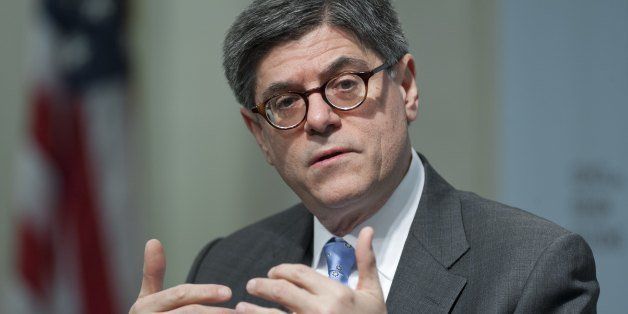 US Secretary of Treasury Jack Lew speaks on US finances and the international economy at the Council on Foreign Relations in Washington, DC, January 16, 2014. AFP PHOTO / Saul LOEB (Photo credit should read SAUL LOEB/AFP/Getty Images)