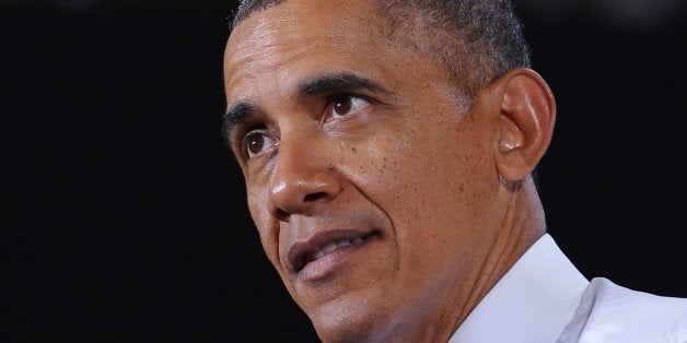 US President Barack Obama speaks after visiting the General Electric Waukesha Gas Engines facility on January 30, 2014 in Waukesha, Wisconsin. AFP PHOTO/Mandel NGAN (Photo credit should read MANDEL NGAN/AFP/Getty Images)