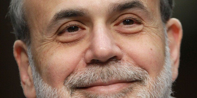 WASHINGTON, DC - JANUARY 07: Federal Reserve Board Chairman Ben Bernanke testifies during a hearing before the Senate Budget Committee January 7, 2011 on Capitol Hill in Washington, DC. The committee held the hearing on 'The U.S. Economic Outlook: Challenges for Monetary and Fiscal Policy.' According to reports Bernanke gave a hopeful outlook for consumer and buisness spending but warned the committee of possible economic problems if the national deficit is not addressed. (Photo by Alex Wong/Getty Images)