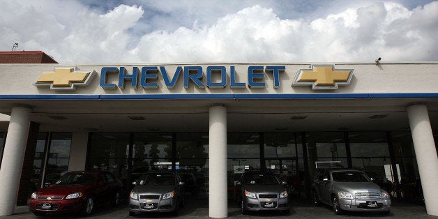 MONROVIA, CA - MARCH 2: General Motors cars are displayed at the Sierra Chevrolet auto dealership as storm clouds build in the distance on March 2, 2010 in Monrovia, California. A power steering problem that has been linked to 14 crashes and one injury has prompted General Motors Company to announce that it is recalling 1.3 million compact cars throughout North America. An investigation of approximately 905,000 Cobalt models in the United States by US safety regulators reveals more than 1,100 complaints of power steering failures. Models being recalled includes the 2005-2010 model year Chevrolet Cobalt and 2007-2010 Pontiac G5 in the United States as well as the 2005-2006 Pontiac Pursuit sold in Canada, and 2005-2006 Pontiac G4 sold in Mexico. (Photo by David McNew/Getty Images)