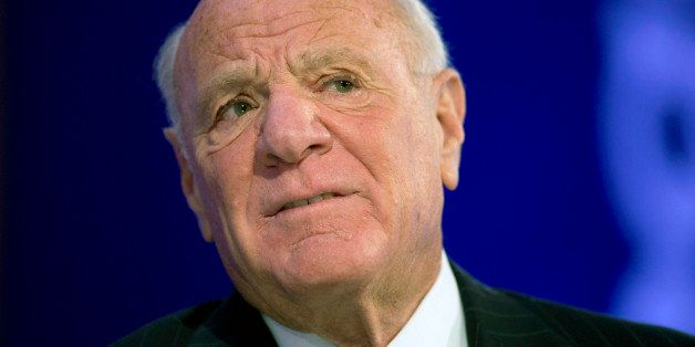 Barry Diller, chairman and chief executive officer of IAC/InterActiveCorp., speaks at the Bloomberg Year Ahead: 2014 conference in Chicago, Illinois, U.S., on Wednesday, Nov. 20, 2013. Diller, the backer of Aereo Inc., said the online-television service may eventually get as much as 35 percent of U.S. households to subscribe if it overcomes legal challenges from broadcasters. Photographer: Daniel Acker/Bloomberg via Getty Images 