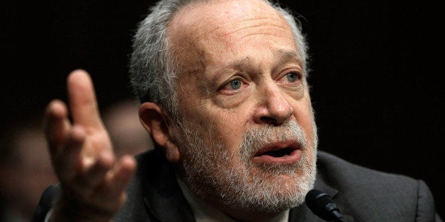 WASHINGTON, DC - JANUARY 16: Former U.S. Labor Secretary Robert Reich testifies before the Joint Economic Committee January 16, 2014 in Washington, DC. Reich joined a panel testifying on the topic of 'Income Inequality in the United States.Ó (Photo by Win McNamee/Getty Images)