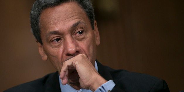 Representative Mel Watt, a Democrat from North Carolina and U.S. President Barack Obama's nominee as director of the Federal Housing Finance Agency (FHFA), listens during a Senate Banking Committee nominations hearing in Washington, D.C., U.S., on Thursday, June 27, 2013. Watt faced lawmakers skeptical of his knowledge of housing finance issues today at a Senate Banking Committee hearing on his nomination to oversee mortgage giants Fannie Mae and Freddie Mac. Photographer: Andrew Harrer/Bloomberg via Getty Images 