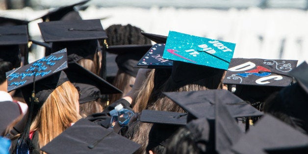 PHILADELPHIA, PA - MAY 19: A general view of the atmosphere during University of Pennsylvania's 258th Commencement ceremony on May 19, 2014 in Philadelphia, United States. (Photo by Gilbert Carrasquillo/Getty Images)