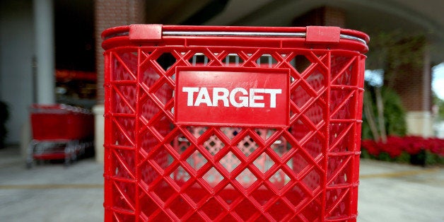 MIAMI, FL - DECEMBER 19: Carts are seen outside of a arget store on December 19, 2013 in Miami, Florida. Target announced th