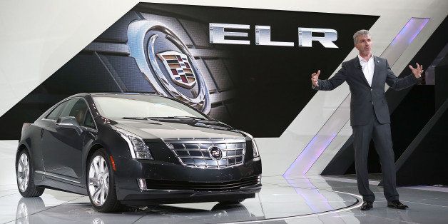 DETROIT, MI - JANUARY 15: Cadillac Design Director Mark Adams introduces the 2014 ELR at the North American International Auto Show on January 15, 2013 in Detroit, Michigan. The auto show will be open to the public January 19-27. (Photo by Scott Olson/Getty Images)