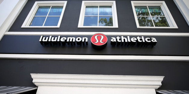 MIAMI, FL - DECEMBER 10: A sign hangs on a Lululemon Athletica on December 10, 2013 in Miami, Florida. Lululemon Athletica,