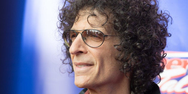 NEWARK, NJ - FEBRUARY 20: Howard Stern arves at the 'America's Got Talent' Season 9 Photo Call at New Jersey Performing Arts Center on February 20, 2014 in Newark, New Jersey. (Photo by Dave Kotinsky/Getty Images)