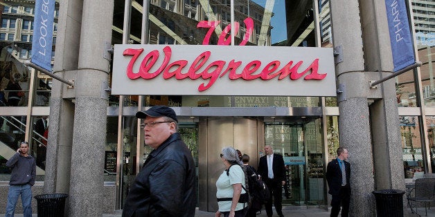 BOSTON - APRIL 30: A new upscale Walgreens will open in Downtown Crossing tomorrow on Wednesday, May 1, 2013. (Photo by Wendy Maeda/The Boston Globe via Getty Images)