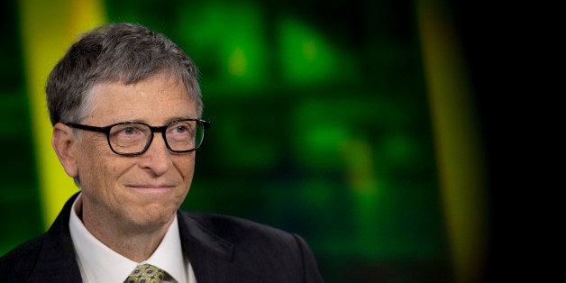 Billionaire Bill Gates, chairman and founder of Microsoft Corp., speaks during a Bloomberg Television interview in New York, U.S., on Tuesday, Jan. 21, 2014. Gates, the world's richest man, said that by 2035 no nation will be as poor as any of the 35 that the World Bank now classifies as low-income, even adjusting for inflation. Photographer: Scott Eells/Bloomberg via Getty Images