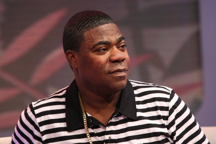 NEW YORK, NY - APRIL 16: Actor Tracy Morgan visits 106 & Park at BET studio on April 16, 2014 in New York City. (Photo by Bennett Raglin/BET/Getty Images)