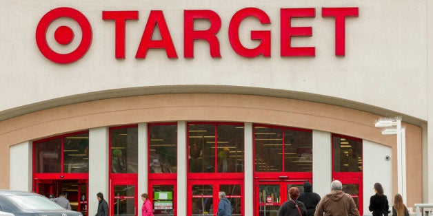 FILE -- In this Dec. 19, 2013 file photo, shoppers arrive at a Target store in Los Angeles on Thursday, Dec. 19, 2013. Target