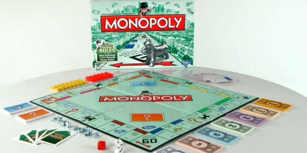 This undated product image released by Hasbro shows a limited "house rules" edition of the popular Monopoly board game. (AP P