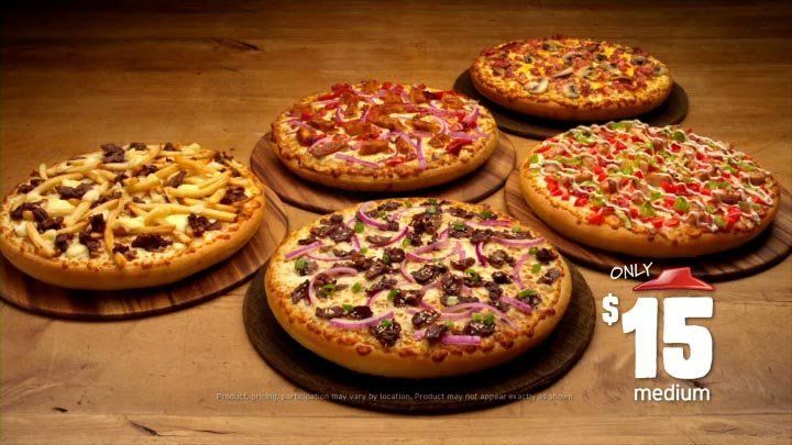 Pizza Hut New Canadian Favourites 