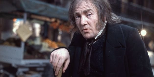 16th January 1970: British actor Albert Finney plays Ebenezer Scrooge in Ronald Neame's Dickensian musical 'Scrooge'. (Photo by Hulton Archive/Getty Images)