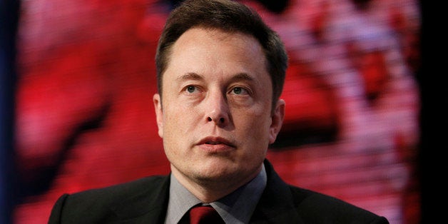 Elon Musk, Tesla Chairman, Product Architect and CEO, speaks at the Automotive News World Congress in Detroit Tuesday, Jan. 1