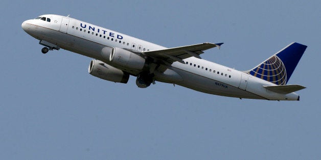 HOLD FOR BUSINESS PHOTO-- This is a United Airlines jet taking off from Pittsburgh International Airport on Tuesday, July 23,