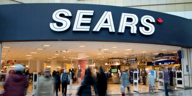 TORONTO, ON - OCTOBER 29: Toronto's downtown Sears store located in the Eaton Centre is one of five locations that will put t