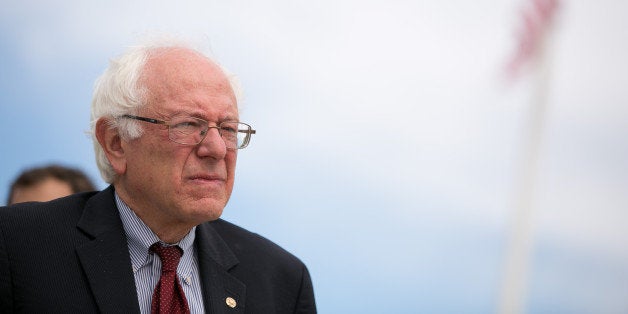 WASHINGTON, DC - OCTOBER 8: Sen. Bernie Sanders (I-VT) is seen outside the Supreme Court in Washington, on October 8, 2013 in Washington, DC. On Tuesday, the Supreme Court will hear oral arguments in McCutcheon v. Federal Election Committee, a first amendment case that will determine how much money an individual can contribute directly to political campaigns. (Photo by Drew Angerer/Getty Images)