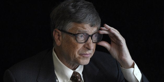 TO GO WITH AFP STORY BY DEBORAH COLE - US billionaire philanthropist Bill Gates of the Bill & Melinda Gates Foundation is pictured at an interview with AFP in Berlin on January 27, 2015 where he attends the donor conference of the Gavi Alliance, a public-private partnership bringing vaccines to poor countries. The conference aims to mobilise an additional $7.5 billion in pledges for 2016-2020 to save up to six million lives. AFP PHOTO / TOBIAS SCHWARZ (Photo credit should read TOBIAS SCHWARZ/AFP/Getty Images)