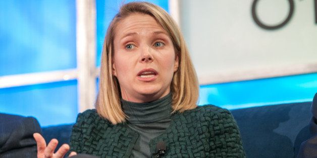 Marissa Mayer, CEO of Yahoo! and former Google exec, at a recent tech conference in San Francisco.