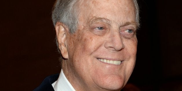 NEW YORK, NY - MARCH 09: David H. Koch attends The School of American Ballet 2015 Winter Ball at David H. Koch Theater at Lincoln Center on March 9, 2015 in New York City. (Photo by Ben Gabbe/Getty Images)