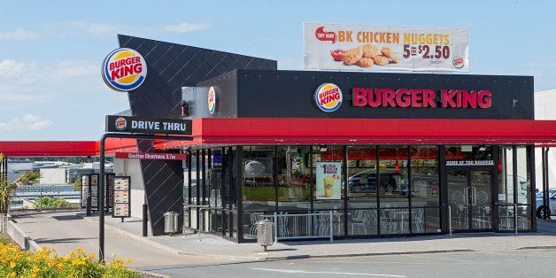 AUCKLAND, NEW ZEALAND - DECEMBER 29: Burger King Restaurant on December 29, 2014 in Auckland, New Zealand. The NZX 50 Index