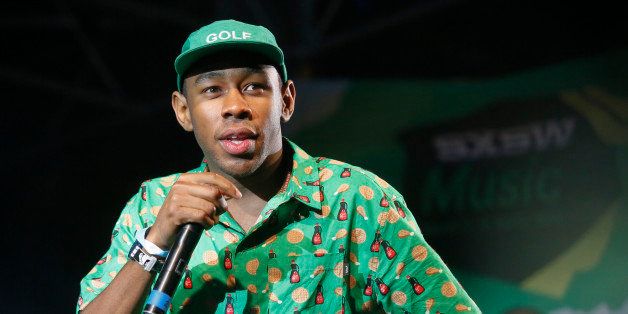 Tyler, The Creator performs during the SXSW Music Festival early Friday, March 14, 2014, in Austin, Texas. (Photo by Jack Plunkett/Invision/AP)