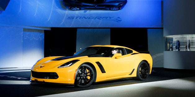The 2015 Chevrolet Corvette Z06 is unveiled at media previews during the North American International Auto Show in Detroit, M