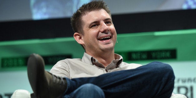 NEW YORK, NY - MAY 06: Co-Founder and CEO of Shyp, Kevin Gibbons speaks onstage during TechCrunch Disrupt NY 2015 - Day 3 at