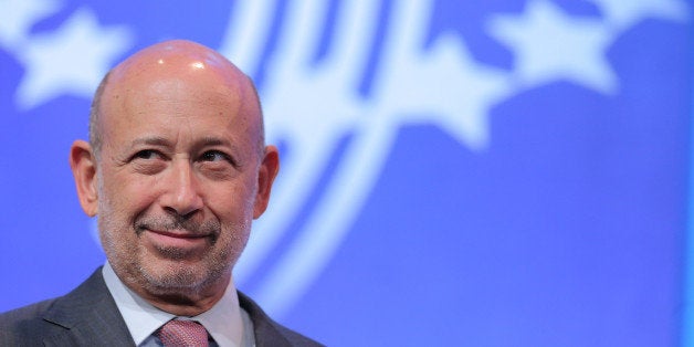 NEW YORK, NY - SEPTEMBER 24: CEO of Goldman Sachs Lloyd Blankfein attends the fourth day of the Clinton Global Initiative's 10th Annual Meeting at the Sheraton New York Hotel & Towers on September 24, 2014 in New York City. (Photo by Jemal Countess/Getty Images)