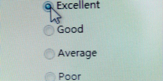 rating customer service from...