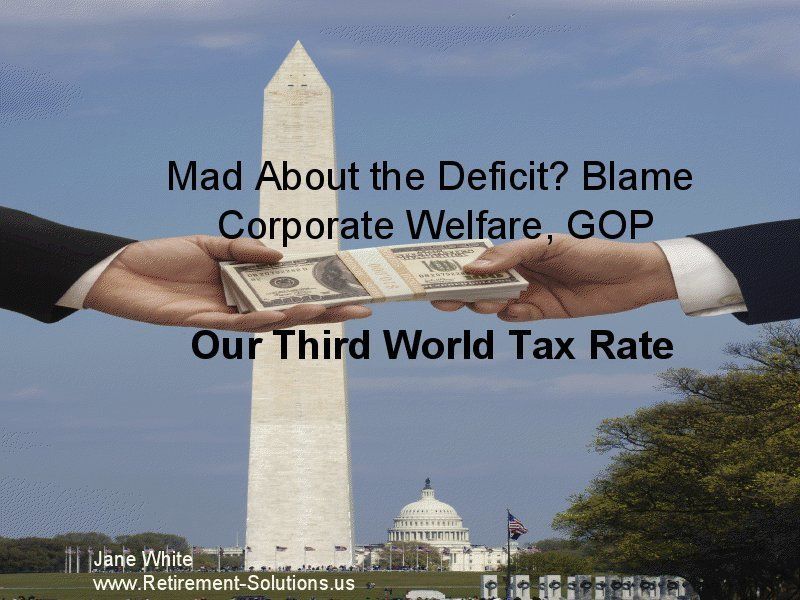 Mad About the Deficit? Blame Corporate Welfare