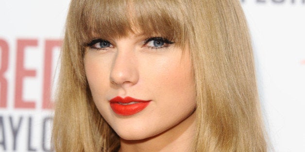 Taylor Swift before she turns on the Christmas Lights at Westfield Shepherd's Bush, London. 06/11/2012 Picture by: Steve Vas