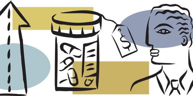 Illustration of modern expensive medicine