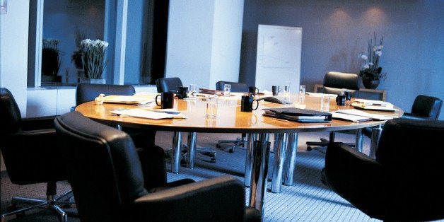 Empty conference room