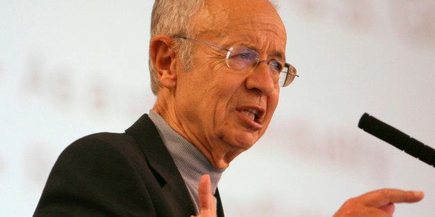 Former Intel Chairman and CEO Andy Grove delivers the keynote speech at the Plug-In 2008 conference on plug-in hybrid vehicles on Tuesday, July 22, 2008, in San Jose, Calif. (AP Photo/Jeff Chiu)
