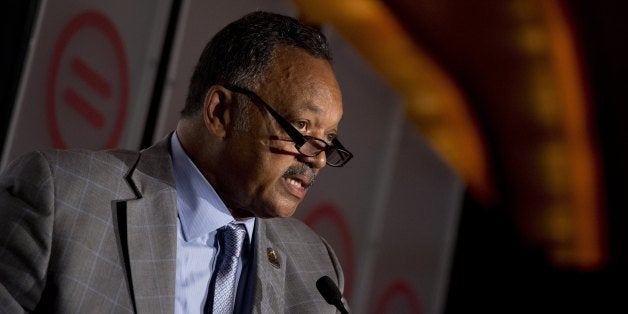 Reverend Jesse Jackson, Sr., founder of the Rainbow/PUSH Coalition, speaks during the National Urban League's 'Redeem the Dream Summit' commemorating the 50th Anniversary of the March on Washington in Washington, DC on August 23, 2013. On Saturday, thousands are expected to participate in a march along the original 1963 route, and on August 28, US President Barack Obama takes the stage on the 50th anniversary of the march and Dr. Martin Luther King Jr.'s historic 'I have a dream' speech from the steps of the Lincoln Memorial. AFP PHOTO / Saul LOEB (Photo credit should read SAUL LOEB/AFP/Getty Images)