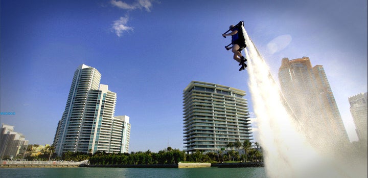 Water-propelled jetpack hits the market for $99,500 (w/ video)