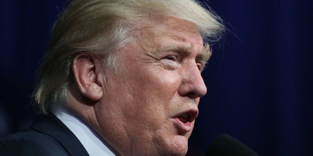 ASTON, PA - SEPTEMBER 22: Republican presidential nominee Donald Trump speaks during a campaign rally at the Sun Center Studios September 22, 2016 in Aston, Pennsylvania. A national poll released yesterday shows Trump trailing Democratic rival Hillary Clinton by 6 points in a four-way matchup. (Photo by Mark Wilson/Getty Images)