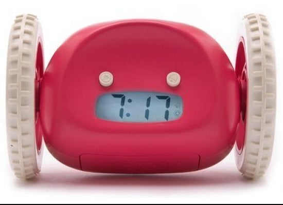 Clocky Alarm Clock On Wheels