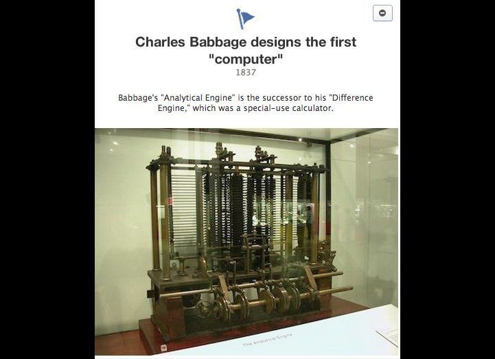 1837 - Charles Babbage Designs The First 'Computer'