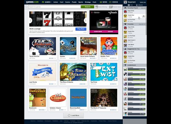 AOL relaunches Games.com focuses on mobile browser gaming