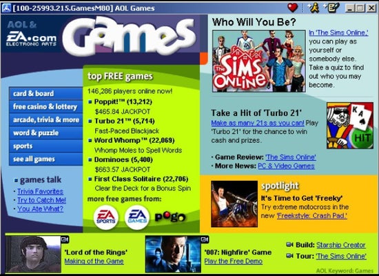 AOL relaunches Games.com site for online games - News18