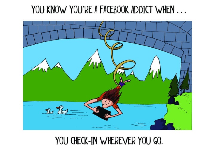 you are a facebook addict