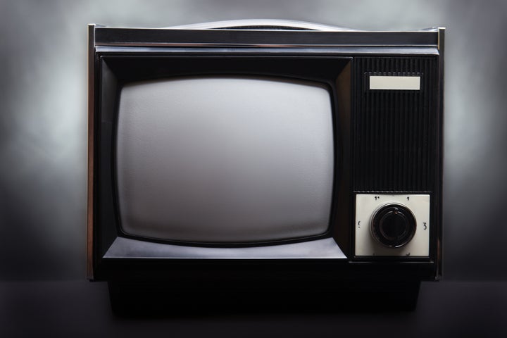 retro television equipment...